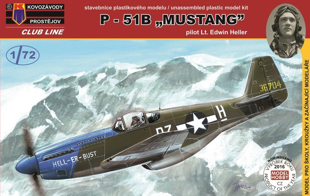 P-51B 1/32 キ83 1/72 s33.1.30.eightman Kovozávody Prostějov 1:72 North American P-51B Mustang „Mustang